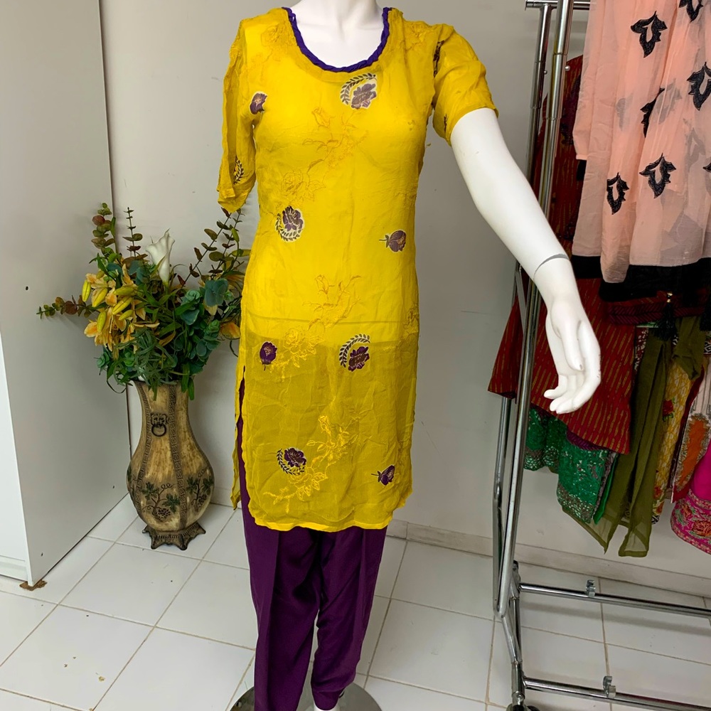 Pure chiffon shalwar kameez Pakistani Indian